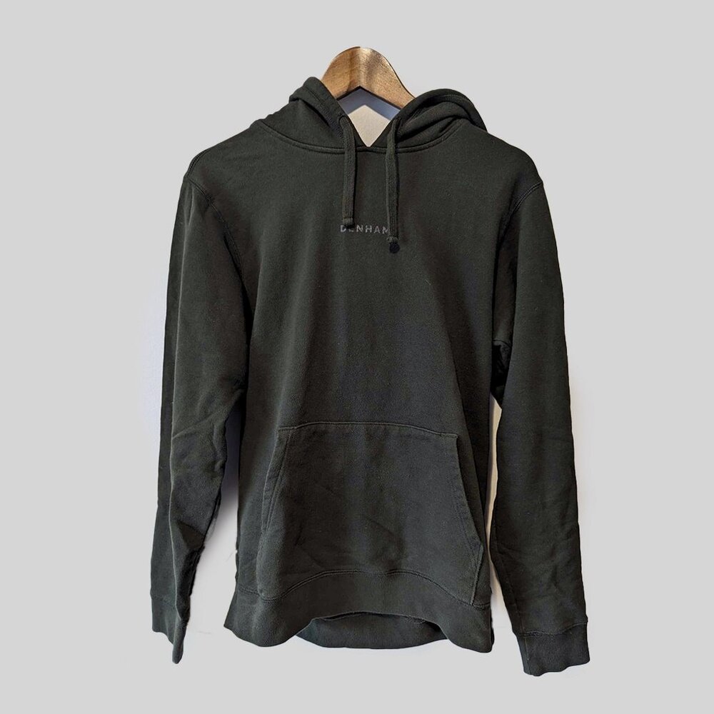 DENHAM - Olive green hoodie  - Sz M